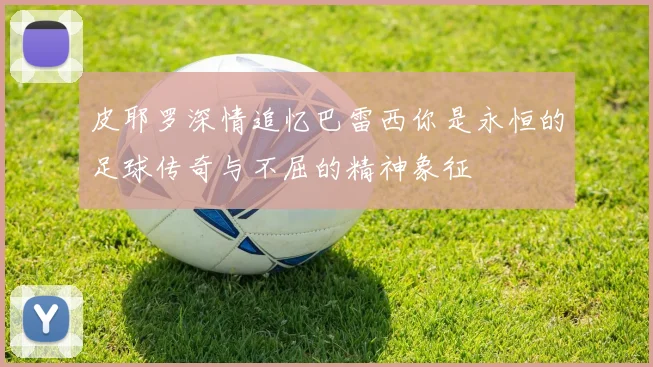 皮耶罗深情追忆巴雷西你是永恒的足球传奇与不屈的精神象征